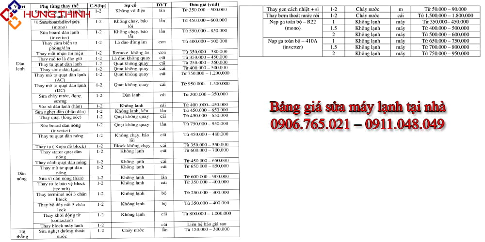 Bang-gia-dich-vu-sua-may-lanh-tai-tphcm-bien-hoa-binh-duong