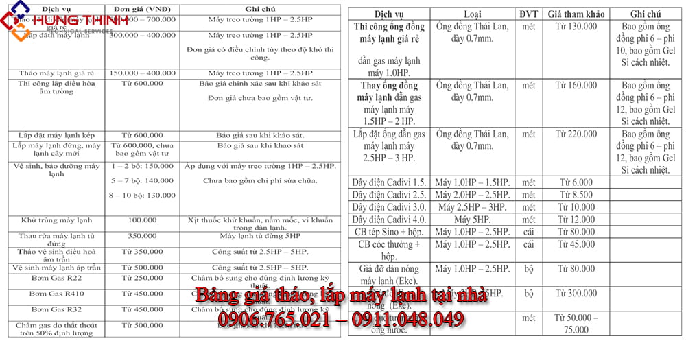 Bang-gia-dich-vu-thao-lap-may-lanh-tai-tphcm-bien-hoa-binh-duong
